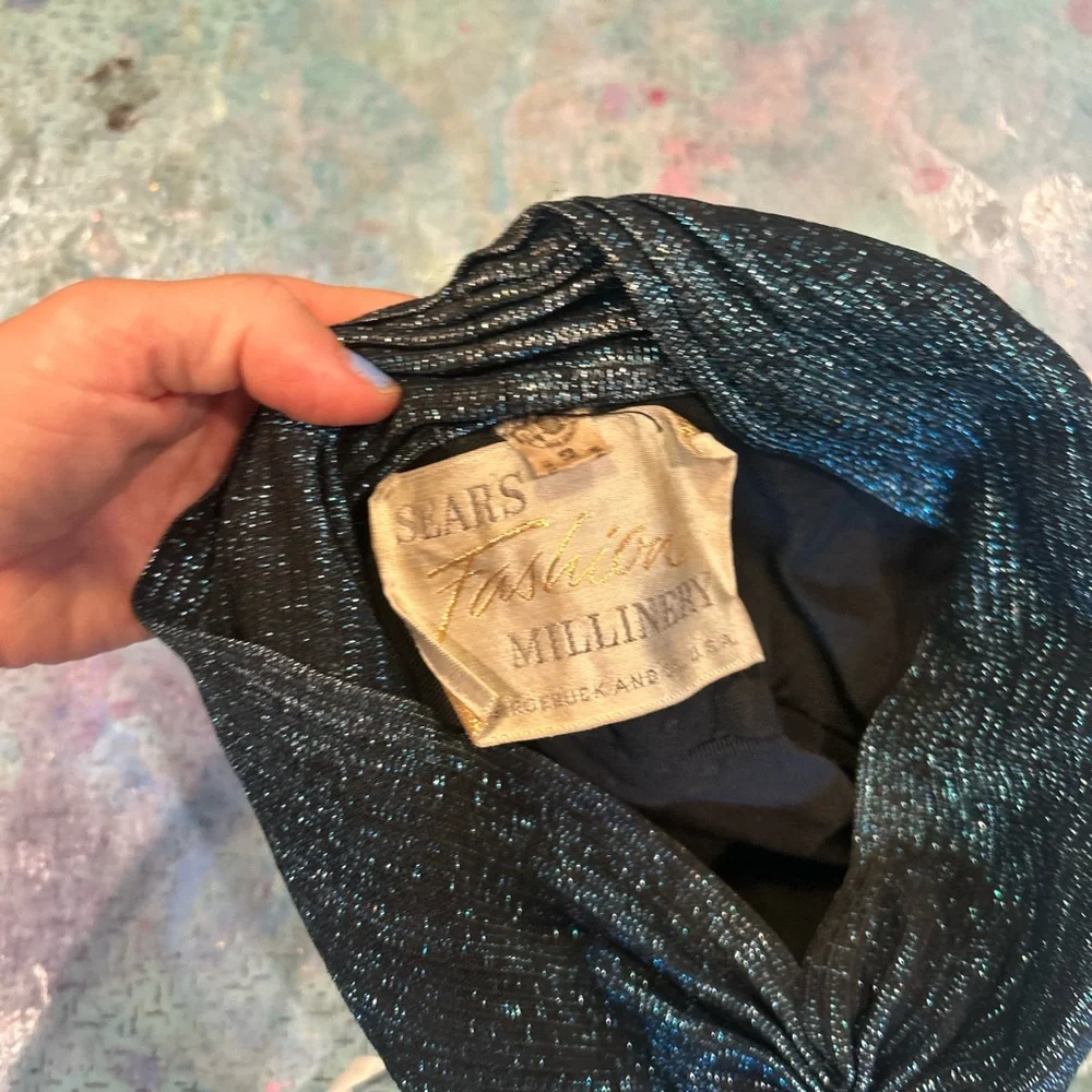 Sears black velvet